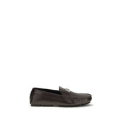 Dolce & Gabbana Brown Calf Leather Slip-On Loafers