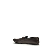 Dolce & Gabbana Brown Calf Leather Slip-On Loafers