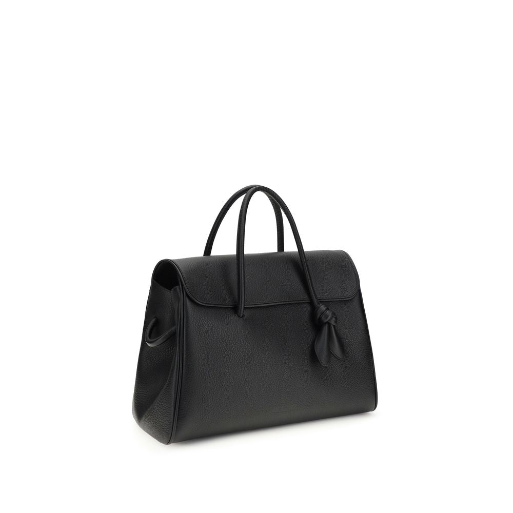 Jacquemus Black Calf Leather Le Cabas Turismo Travel Bag
