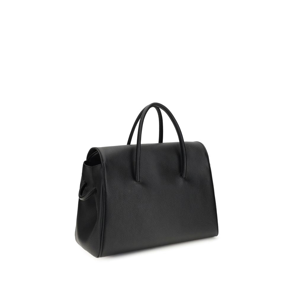 Jacquemus Black Calf Leather Le Cabas Turismo Travel Bag