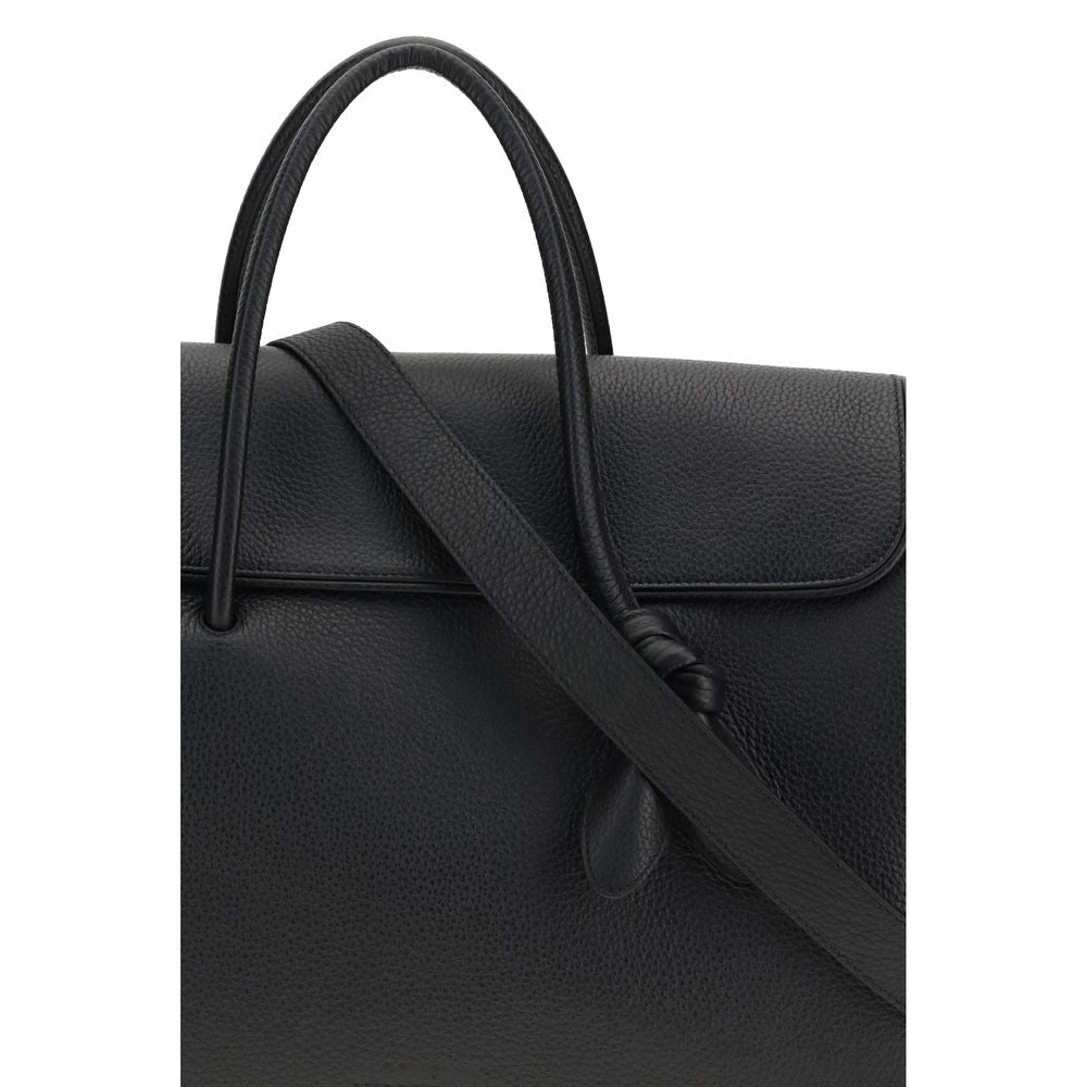 Jacquemus Black Calf Leather Le Cabas Turismo Travel Bag