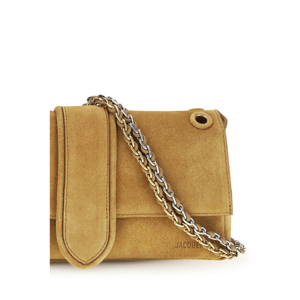 Jacquemus Beige Calf Leather Le Bambino Chaine Shoulder Bag