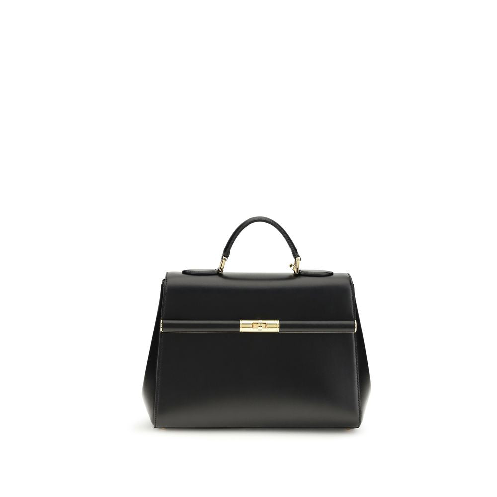 Dolce & Gabbana Black Calf Leather Shoulder Bag