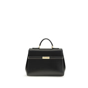 Dolce & Gabbana Black Calf Leather Shoulder Bag