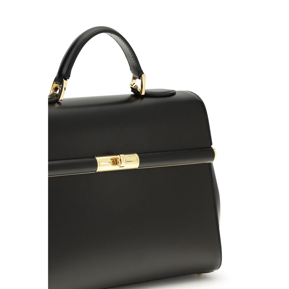 Dolce & Gabbana Black Calf Leather Shoulder Bag