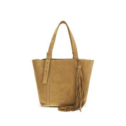 Golden Goose Beige Calf Leather East West 24/7 Shoulder Bag