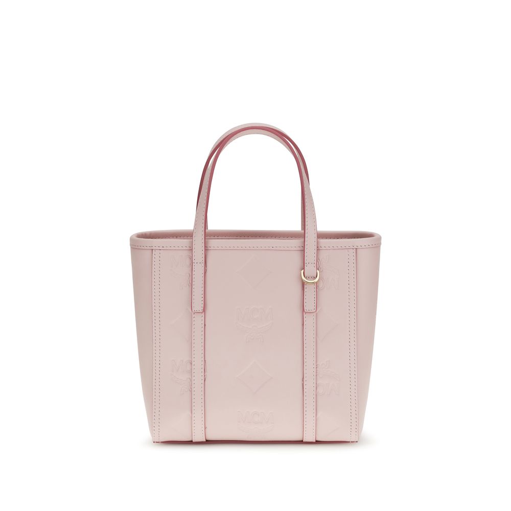 MCM Multicolor Calf Leather Toni Small Tote Bag