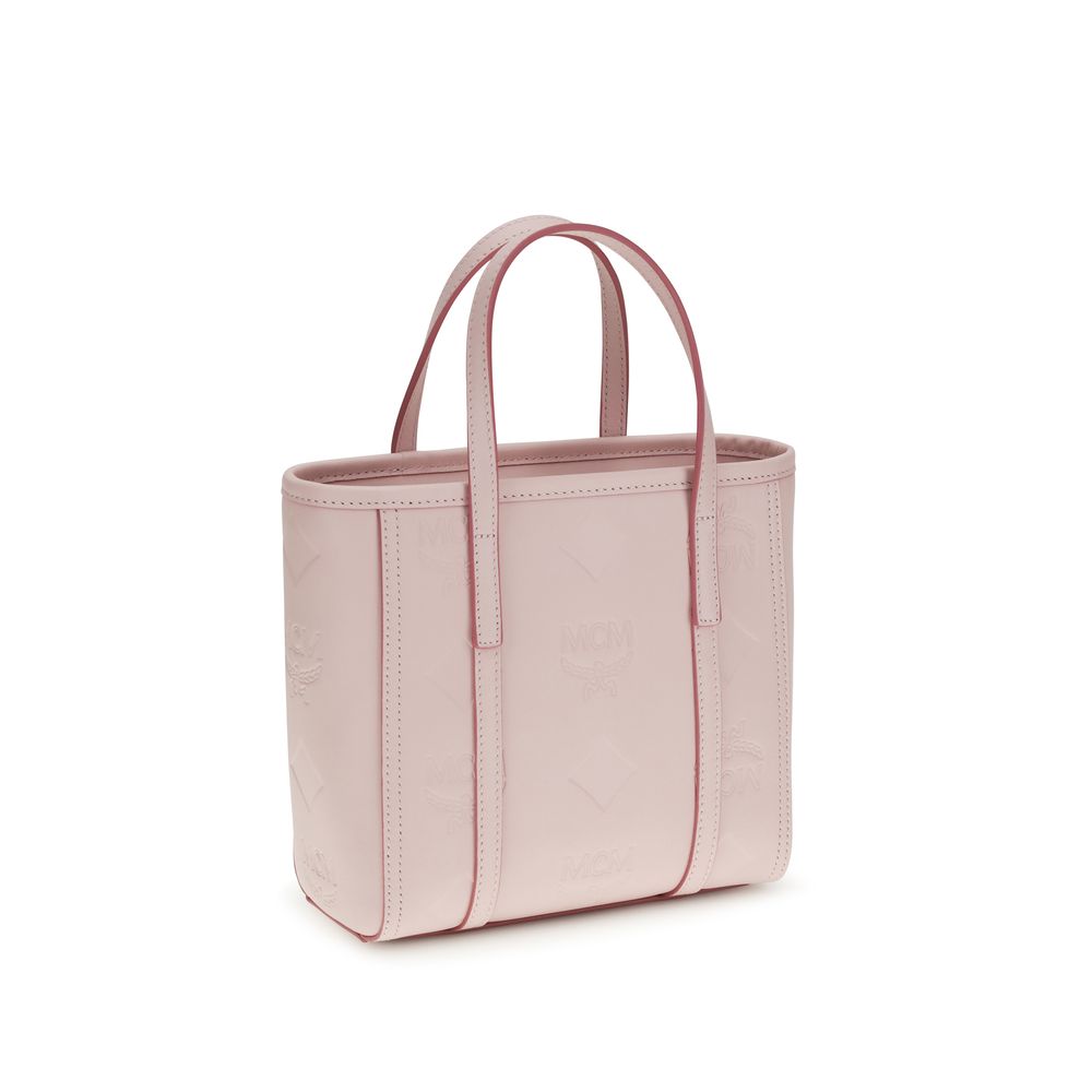 MCM Multicolor Calf Leather Toni Small Tote Bag