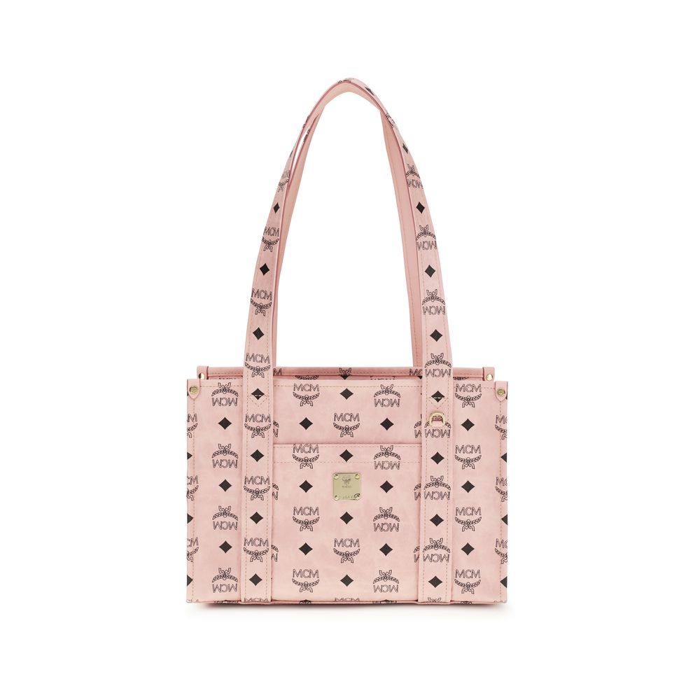 MCM Multicolor Fabric Aren Visetos Tote Bag
