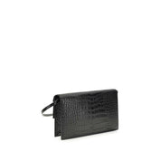 Tom Ford Black Calf Leather Shoulder Bag