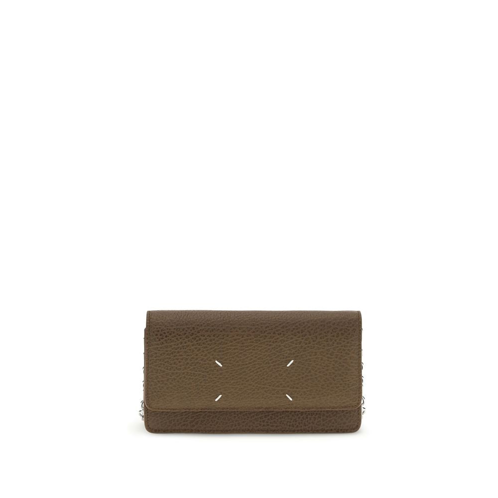 Maison Margiela Brown Calf Leather Wallet