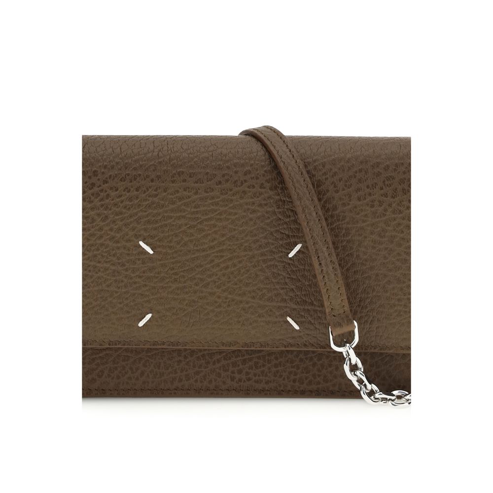 Maison Margiela Brown Calf Leather Wallet