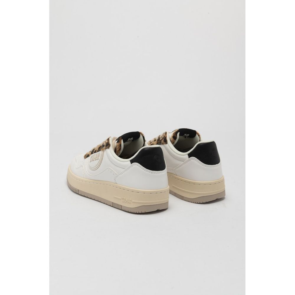 Colmar White+Black+Warm Gray Polyurethane Low Top Sneakers