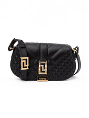 Versace Black Lambskin Shoulder Bag