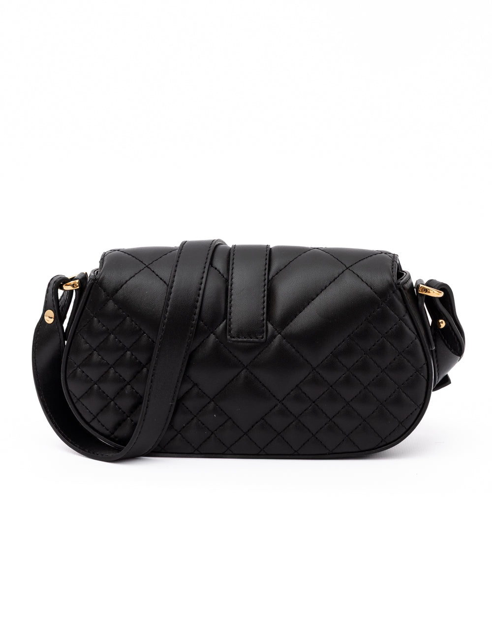 Versace Black Lambskin Shoulder Bag