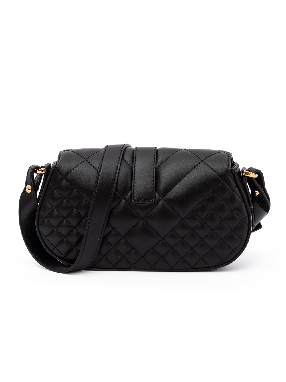 Versace Black Lambskin Shoulder Bag
