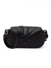 Versace Black Lambskin Shoulder Bag