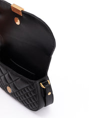 Versace Black Lambskin Shoulder Bag