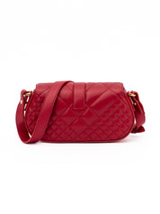 Versace Red Lambskin Shoulder Bag