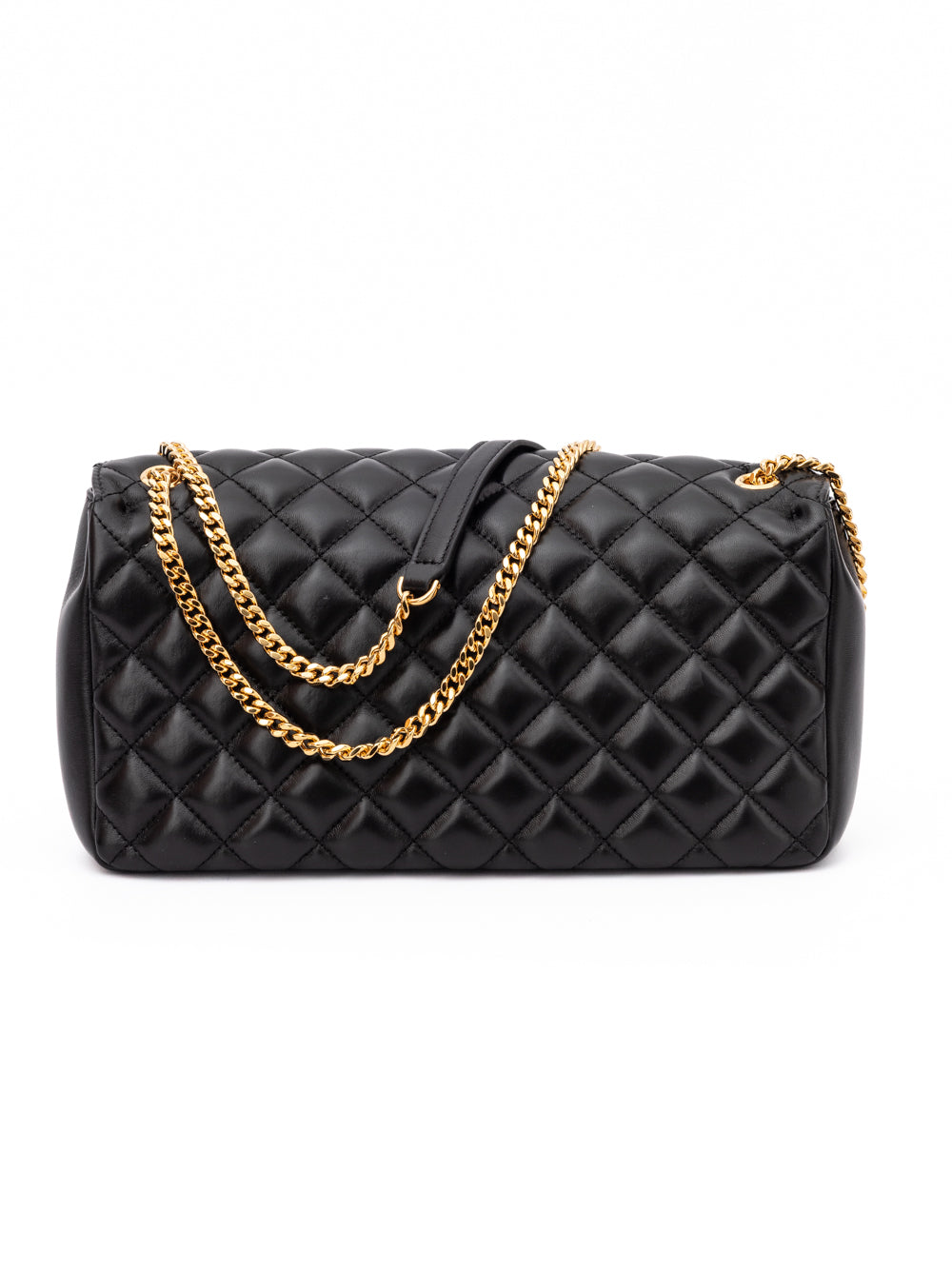 Versace Black Lambskin Shoulder Bag