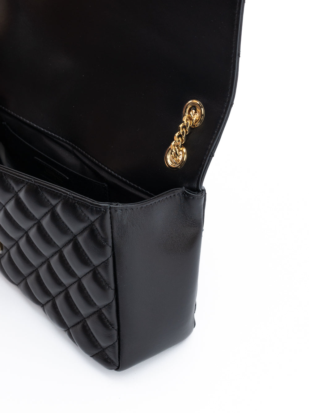 Versace Black Lambskin Shoulder Bag