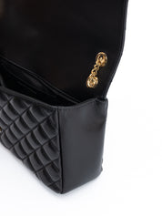 Versace Black Lambskin Shoulder Bag