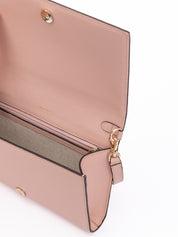 Jimmy Choo Powder Pink Calf Leather Shoulder Bag