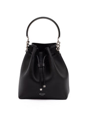 Jimmy Choo Black Leather Bucket Bag
