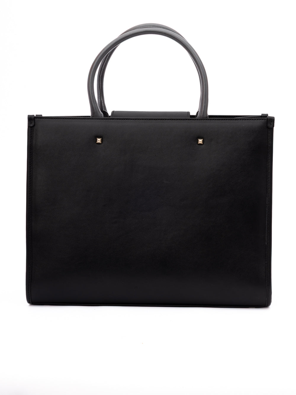 Jimmy Choo Black Calf Leather Tote Bag