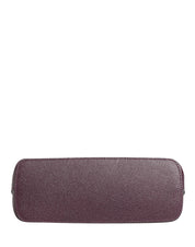 Dolce & Gabbana Dark Purple Calfskin Pouch Wallet