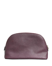 Dolce & Gabbana Dark Purple Calfskin Zip Around Wallet