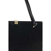Versace Black Calf Leather Shoulder Bag
