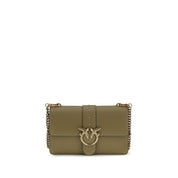 PINKO Bicolor Calf Leather Shoulder Bag