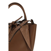 Gabriela Hearst Brown Lambskin Suede Shoulder Bag