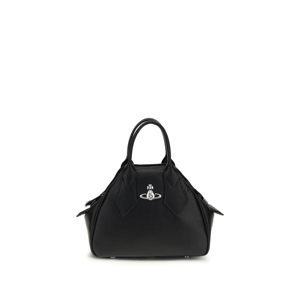 Vivienne Westwood Black Calf Leather Shoulder Bag