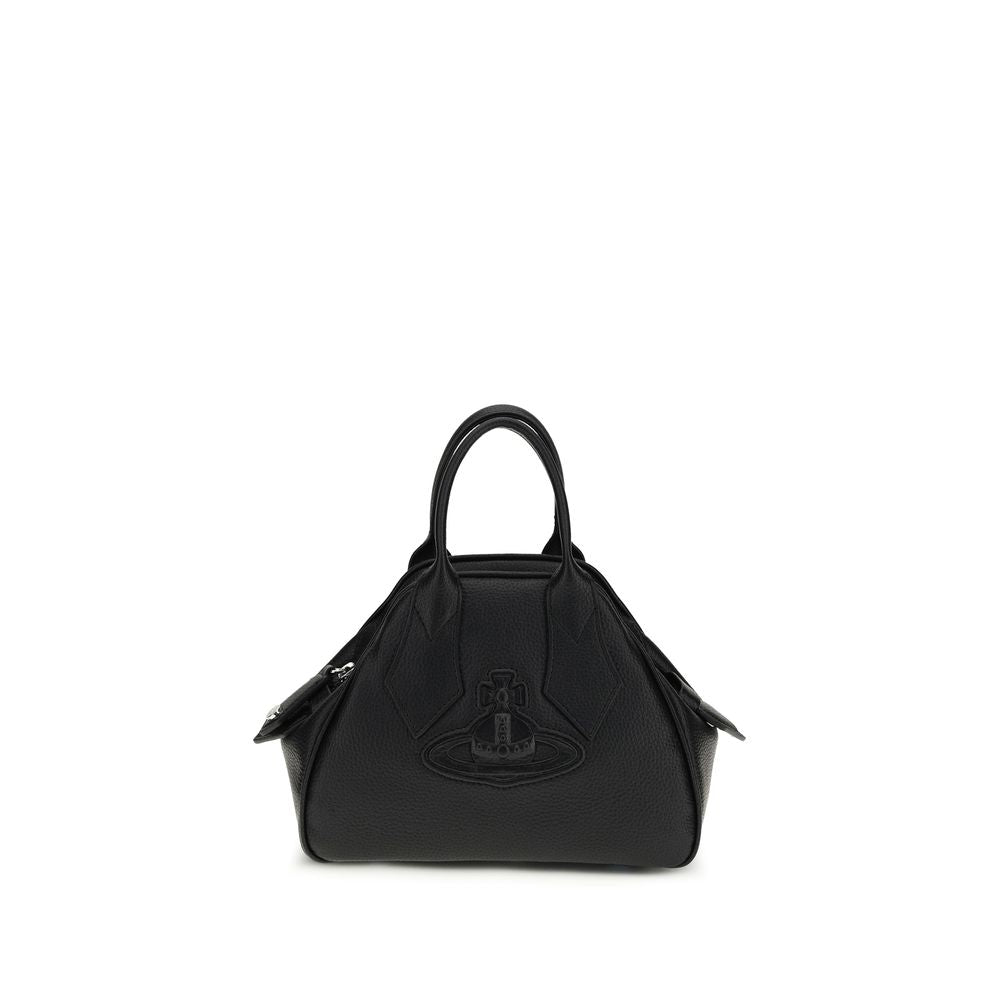 Vivienne Westwood Black Calf Leather Shoulder Bag