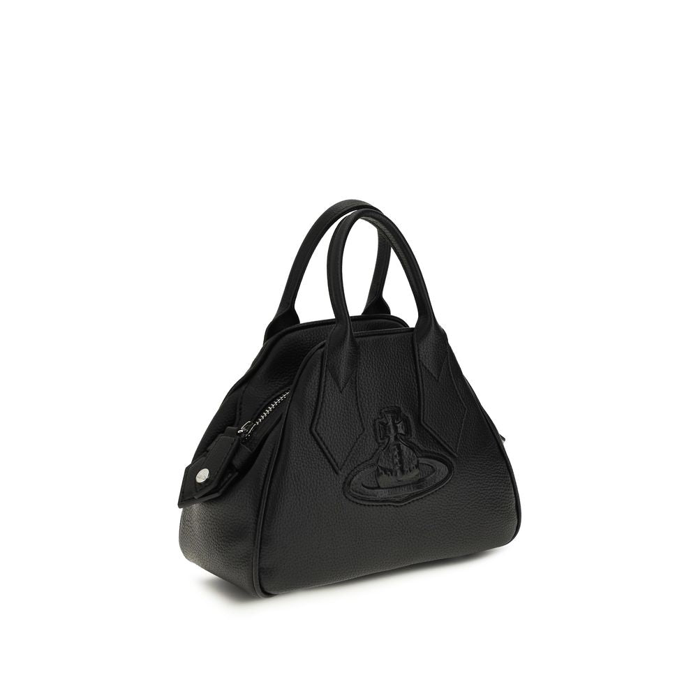 Vivienne Westwood Black Calf Leather Shoulder Bag