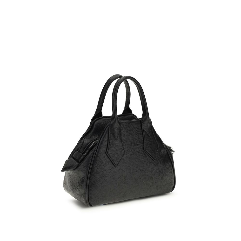Vivienne Westwood Black Calf Leather Shoulder Bag