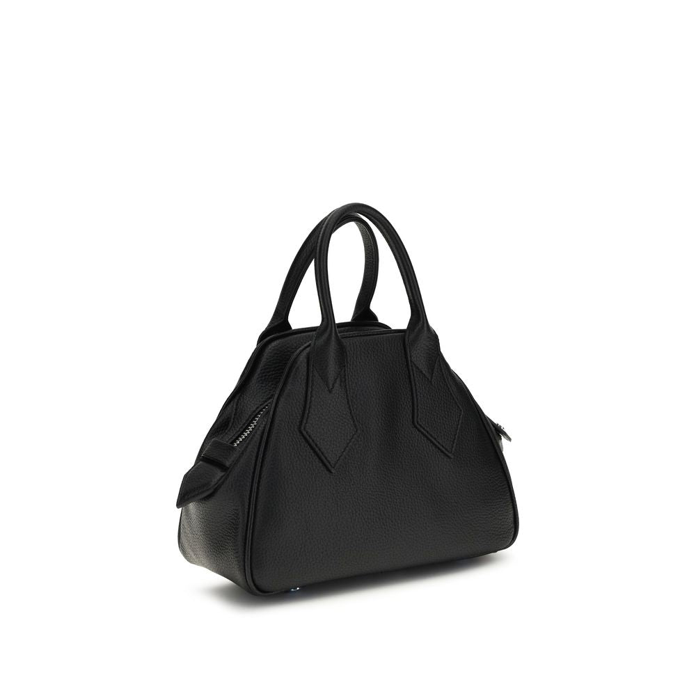 Vivienne Westwood Black Calf Leather Shoulder Bag