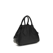 Vivienne Westwood Black Calf Leather Shoulder Bag