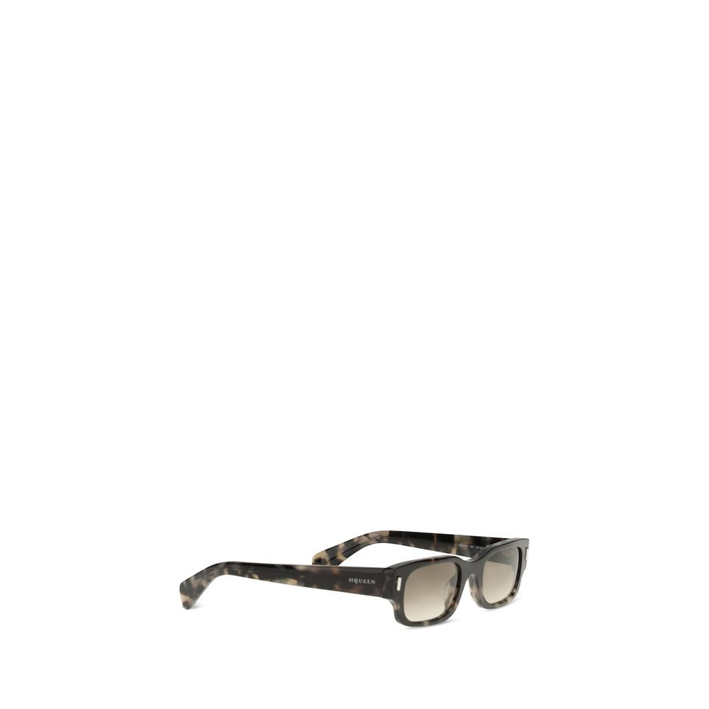 Alexander McQueen Brown Tortoiseshell Acetate Panthos Sunglasses