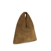 Manebi Brown Calf Leather Shoulder Bag