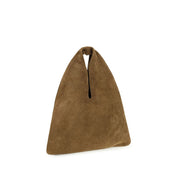 Manebi Brown Calf Leather Shoulder Bag