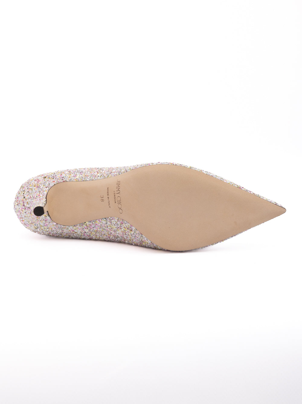 Jimmy Choo Candy Pink Glitter Pumps