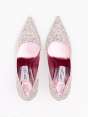 Jimmy Choo Candy Pink Glitter Pumps