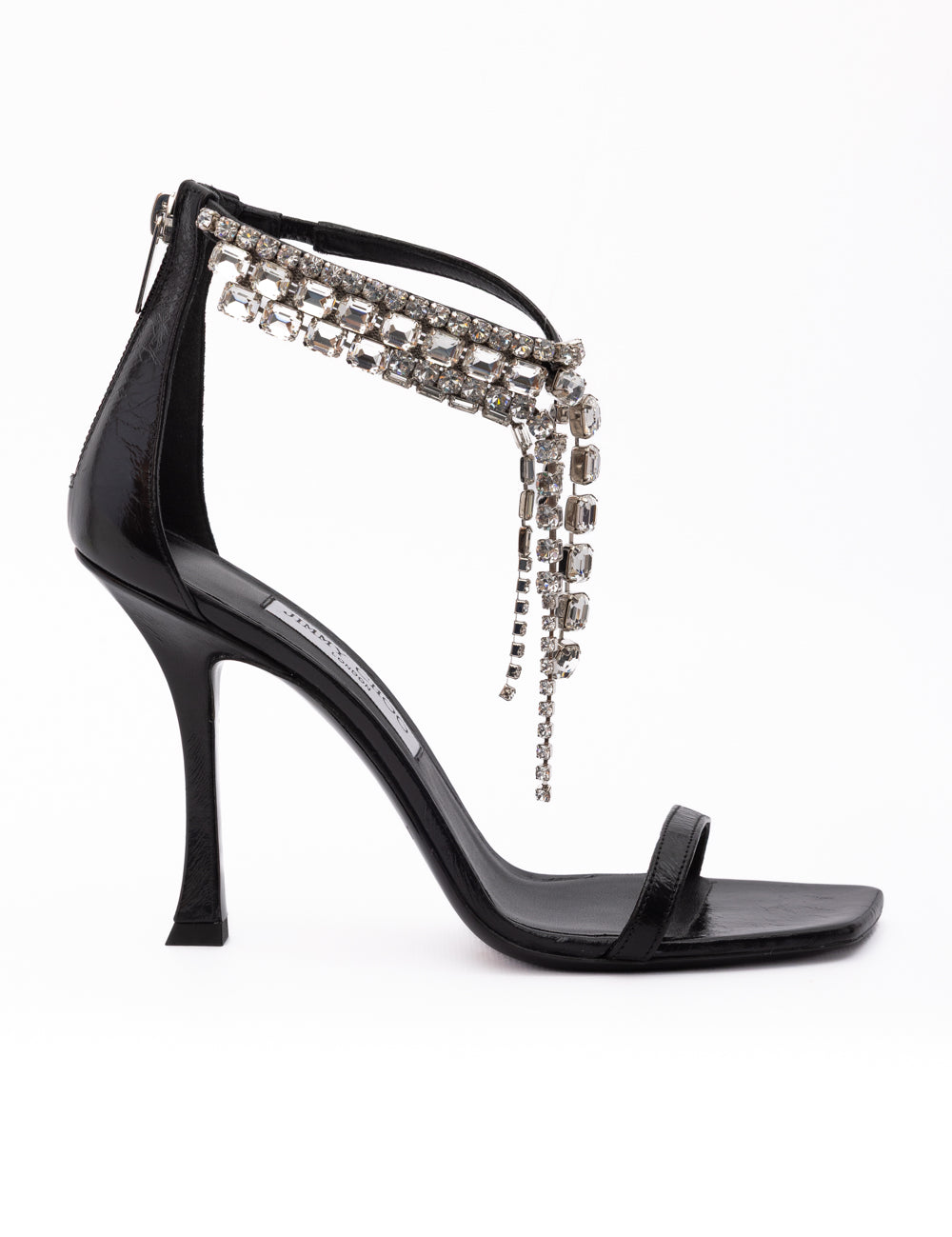 Jimmy Choo Black Leather Sandals