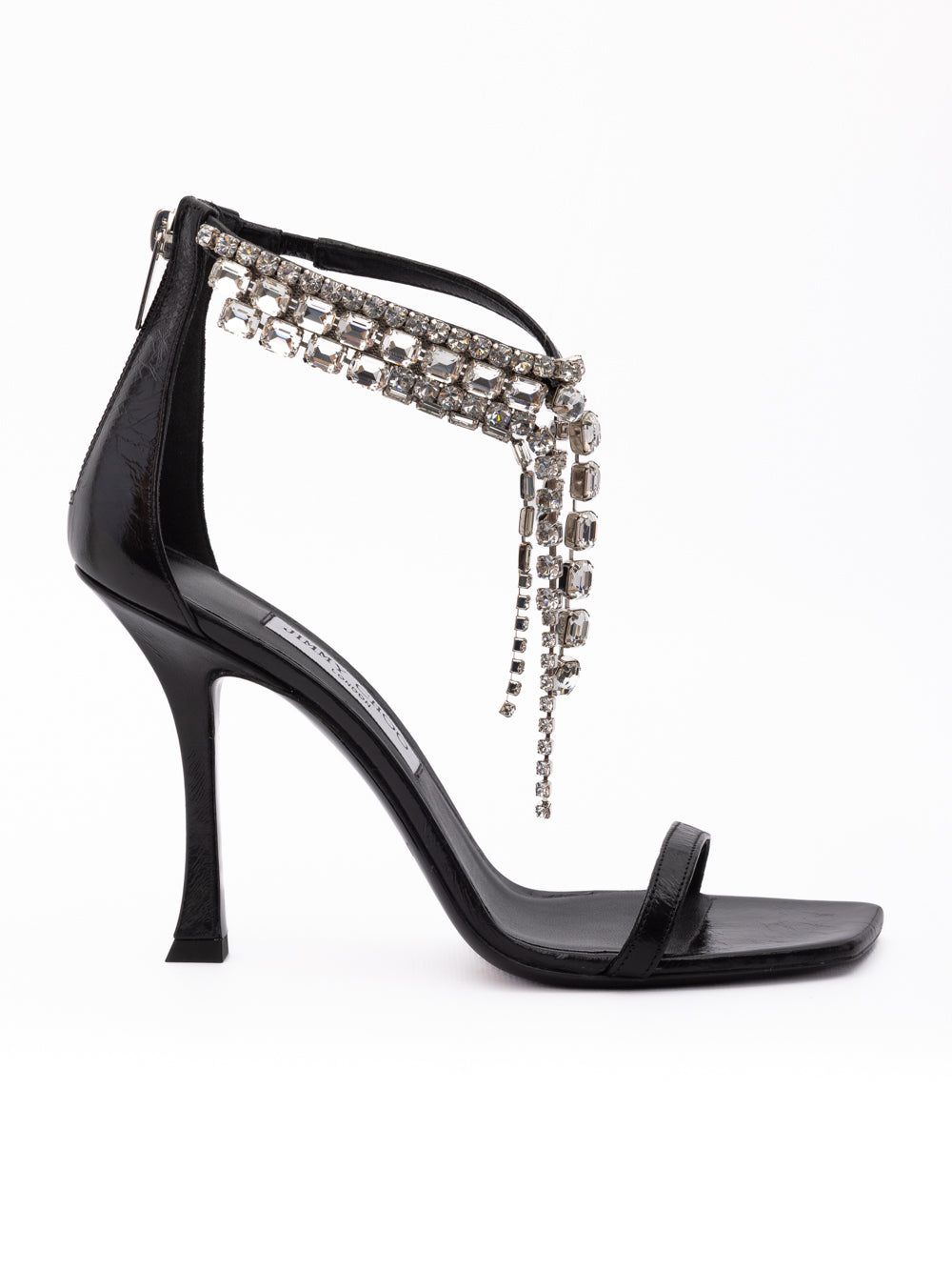 Jimmy Choo Black Leather Sandals