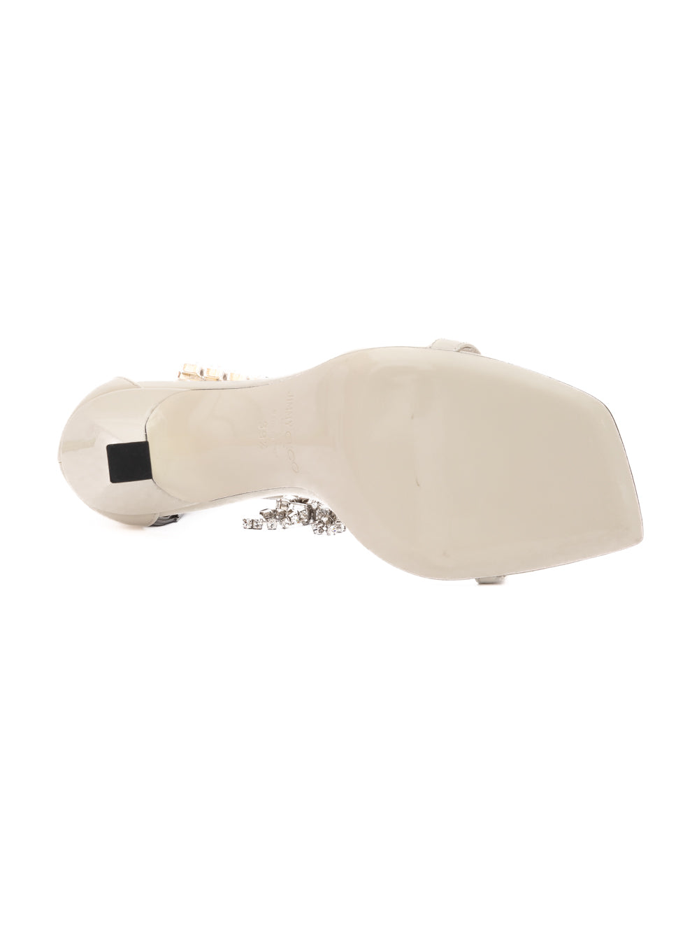 Jimmy Choo White Patent Leather Verity Sandals
