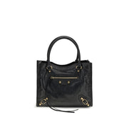 Balenciaga Black Lambskin Mini Tote Bag