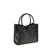 Balenciaga Black Lambskin Mini Tote Bag